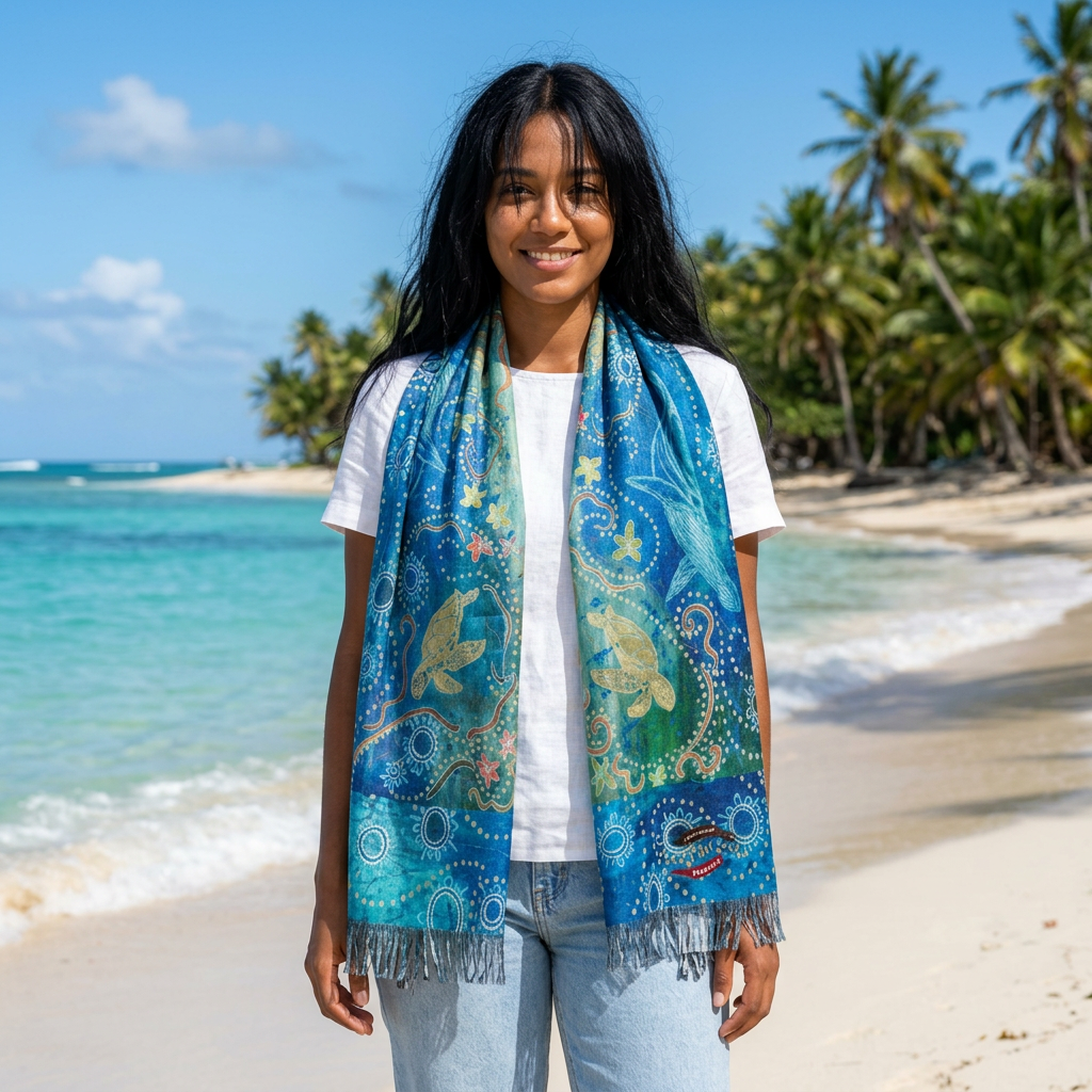 Ocean Life Light Scarf